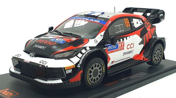 Toyota Toyota GR Yaris Rally 1 Hybrid #69 Rally WM Rally Finland 2024 - 1:18 - IXO Models Toyota Toyota GR Yaris Rally 1 Hybrid #69 Rally WM Rally Finland 2024 - 1:18 - IXO Models