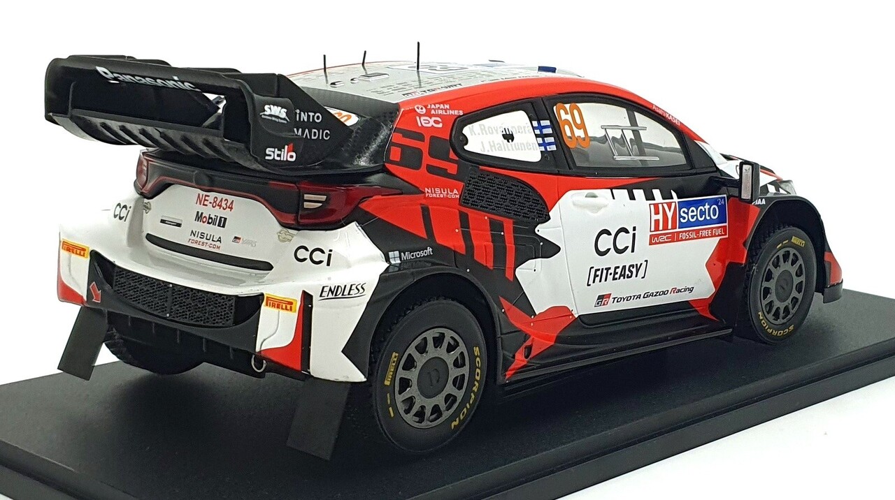Toyota Toyota GR Yaris Rally 1 Hybrid #69 Rally WM Rally Finland 2024 - 1:18 - IXO Models Toyota Toyota GR Yaris Rally 1 Hybrid #69 Rally WM Rally Finland 2024 - 1:18 - IXO Models
