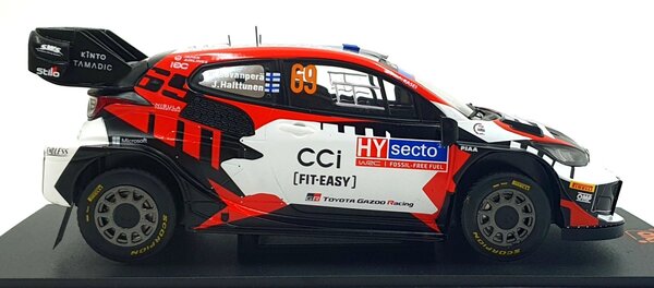 Toyota Toyota GR Yaris Rally 1 Hybrid #69 Rally WM Rally Finland 2024 - 1:18 - IXO Models Toyota Toyota GR Yaris Rally 1 Hybrid #69 Rally WM Rally Finland 2024 - 1:18 - IXO Models
