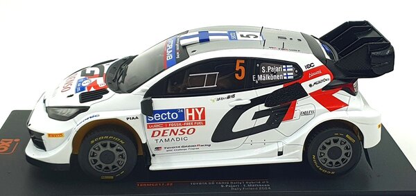 Toyota Toyota GR Yaris Rally 1 Hybrid #5 Rally WM Rally Finland 2024 - 1:18 - IXO Models Toyota Toyota GR Yaris Rally 1 Hybrid #5 Rally WM Rally Finland 2024 - 1:18 - IXO Models