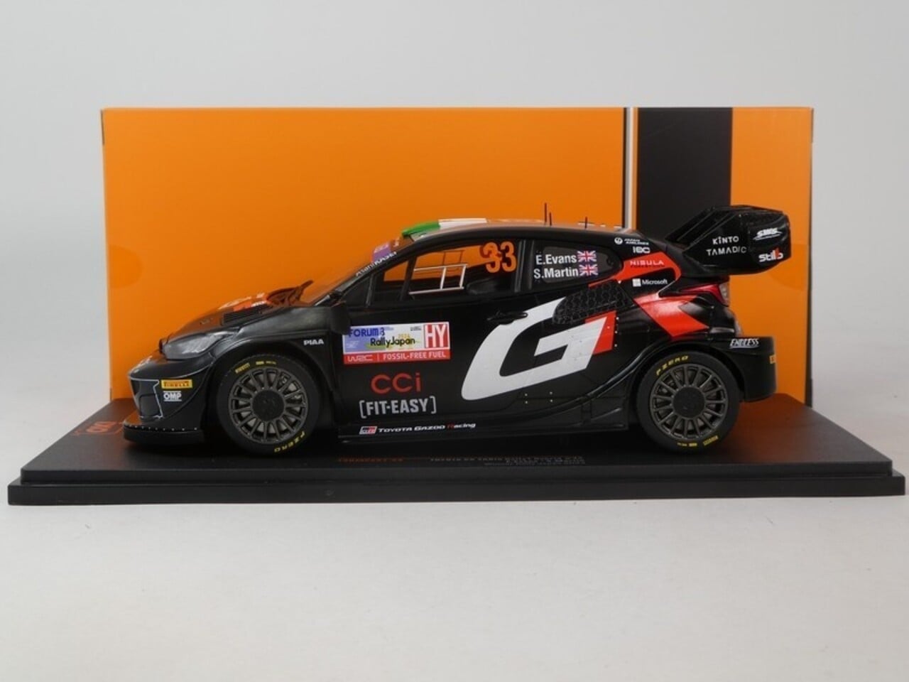Toyota Toyota GR Yaris Rally 1 Hybrid #33 WRC Rally Japan 2024 - 1:18 - IXO Models Toyota Toyota GR Yaris Rally 1 Hybrid #33 WRC Rally Japan 2024 - 1:18 - IXO Models