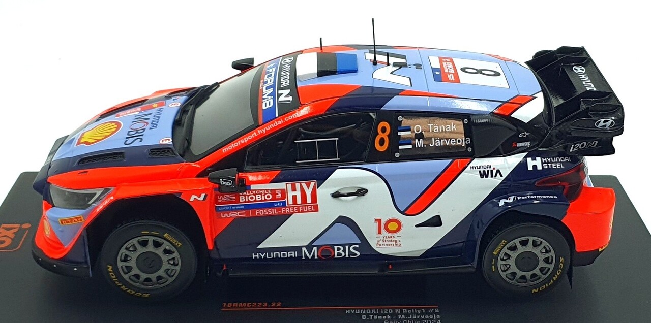 Hyundai Hyundai i20 N Rally 1 #8 Rally WM Rally Chili 2024 - 1:43 - IXO Models Hyundai Hyundai i20 N Rally 1 #8 Rally WM Rally Chili 2024 - 1:43 - IXO Models