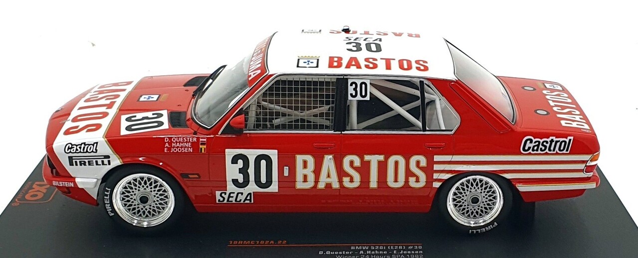 BMW BMW 528i (E28) #30 1st 24H Spa 1982 - 1:18 - IXO Models BMW BMW 528i (E28) #30 1st 24H Spa 1982 - 1:18 - IXO Models
