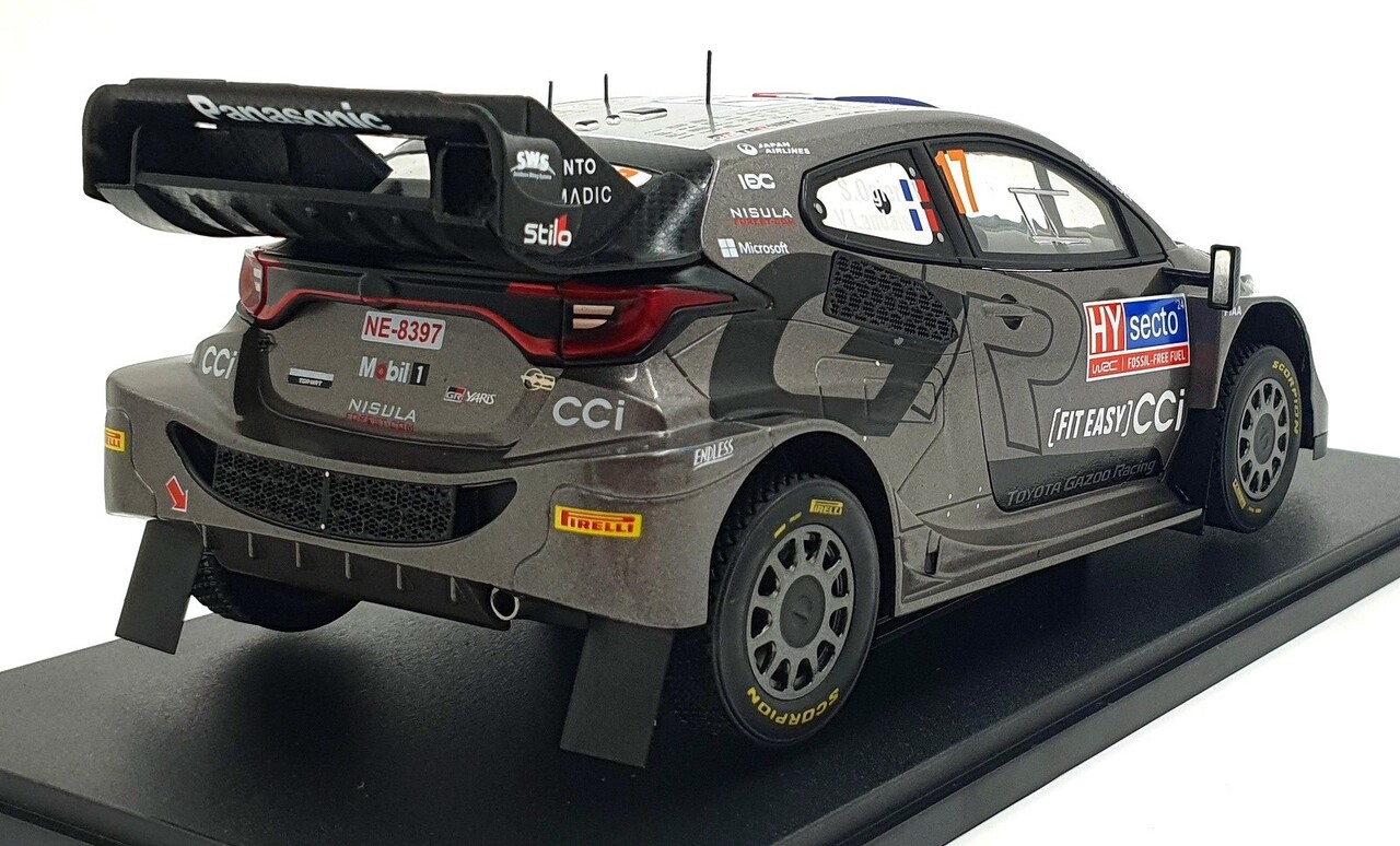 Toyota Toyota GR Yaris Rally 1 Hybrid #17 Rally WM Rally Finland 2024 - 1:18 - IXO Models Toyota Toyota GR Yaris Rally 1 Hybrid #17 Rally WM Rally Finland 2024 - 1:18 - IXO Models