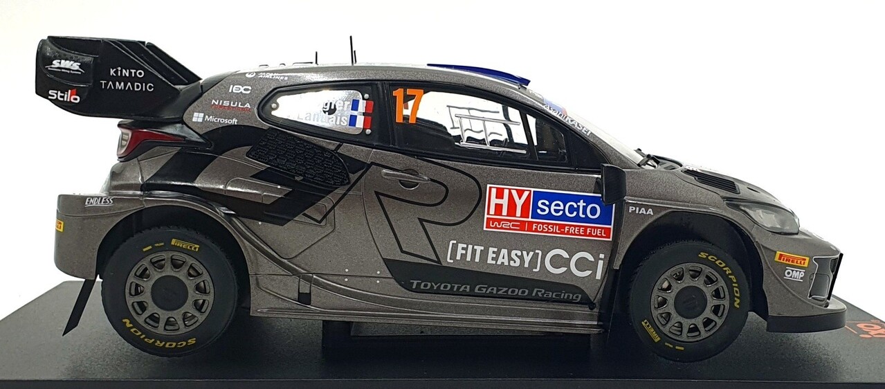 Toyota Toyota GR Yaris Rally 1 Hybrid #17 Rally WM Rally Finland 2024 - 1:18 - IXO Models Toyota Toyota GR Yaris Rally 1 Hybrid #17 Rally WM Rally Finland 2024 - 1:18 - IXO Models