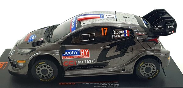 Toyota Toyota GR Yaris Rally 1 Hybrid #17 Rally WM Rally Finland 2024 - 1:18 - IXO Models Toyota Toyota GR Yaris Rally 1 Hybrid #17 Rally WM Rally Finland 2024 - 1:18 - IXO Models