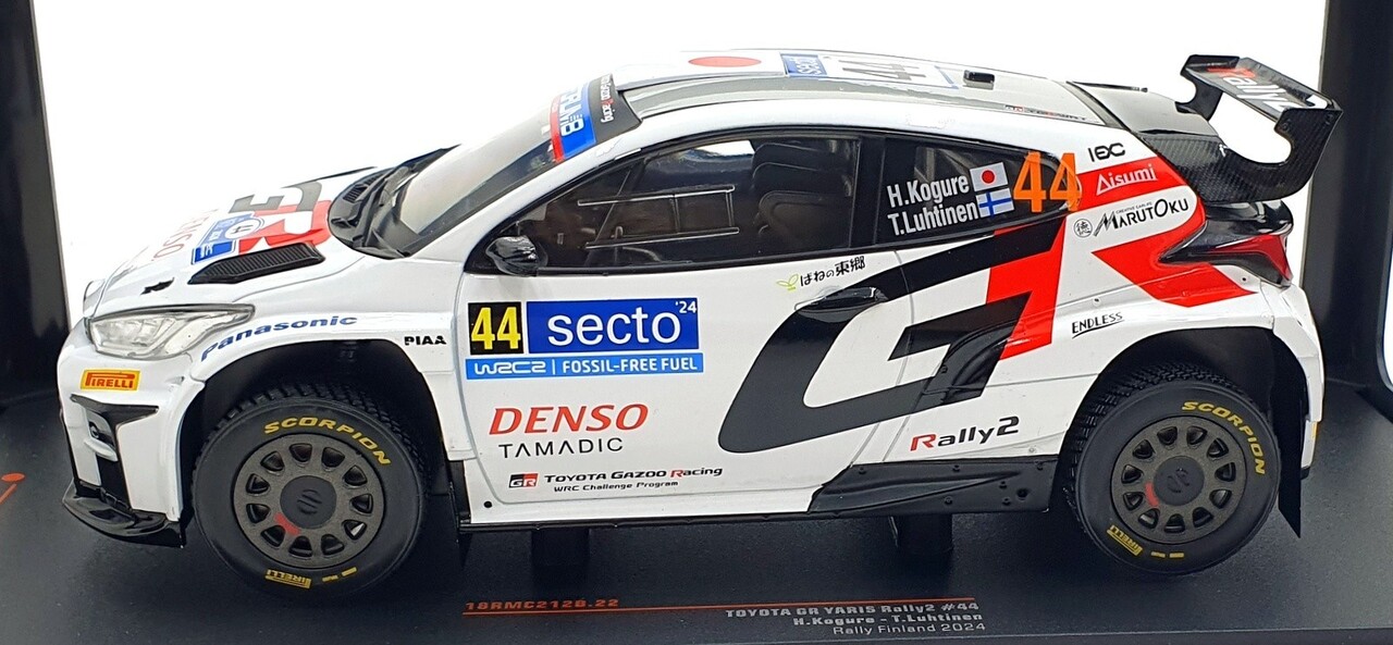 Toyota Toyota GR Yaris Rally 2 #44 Rally WM Rally Finland  2024 - 1:18 - IXO Models