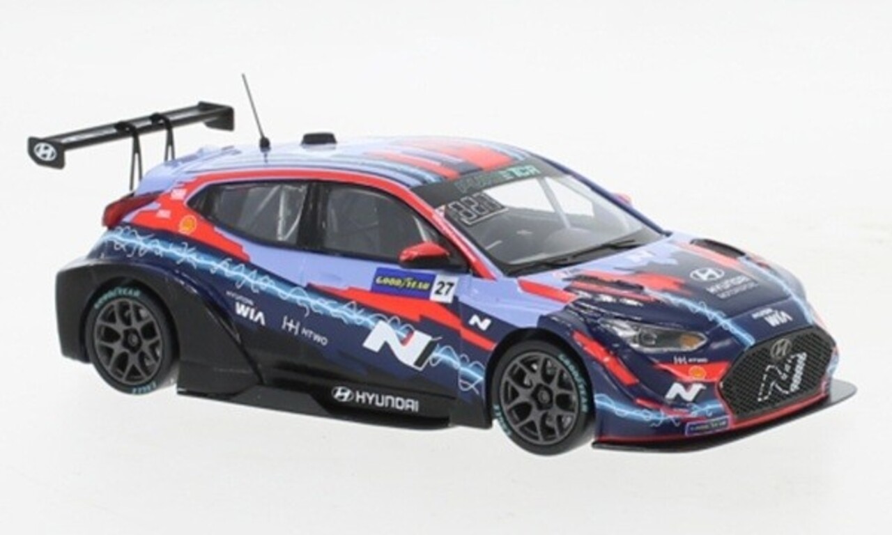 Hyundai Hyundai Veloster N ETCR #27 ETCR Pau (France) 2021 - 1:43 - IXO Models Hyundai Hyundai Veloster N ETCR #27 ETCR Pau (France) 2021 - 1:43 - IXO Models