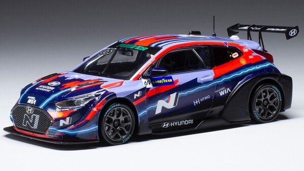 Hyundai Hyundai Veloster N ETCR #69 ETCR France Pau Hyundai Motorsport 2021 - 1:43 - IXO Models Hyundai Hyundai Veloster N ETCR #69 ETCR France Pau Hyundai Motorsport 2021 - 1:43 - IXO Models