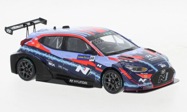 Hyundai Hyundai Veloster N ETCR #69 ETCR France Pau Hyundai Motorsport 2021 - 1:43 - IXO Models Hyundai Hyundai Veloster N ETCR #69 ETCR France Pau Hyundai Motorsport 2021 - 1:43 - IXO Models