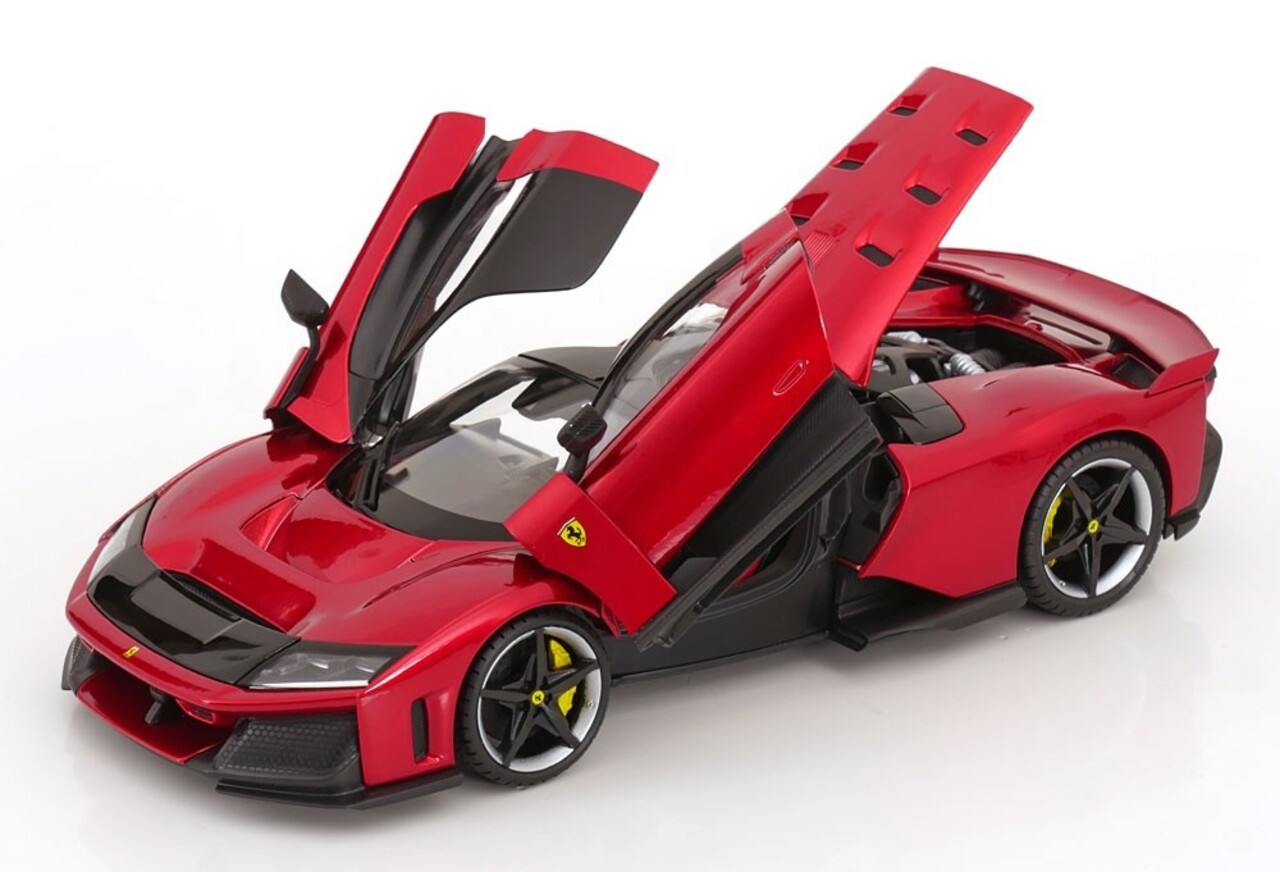 Ferrari Ferrari F80 (Silver / Black Wheels) - 1:18 - Bburago (Signature Series) Ferrari Ferrari F80 (Silver / Black Wheels) - 1:18 - Bburago (Signature Series)