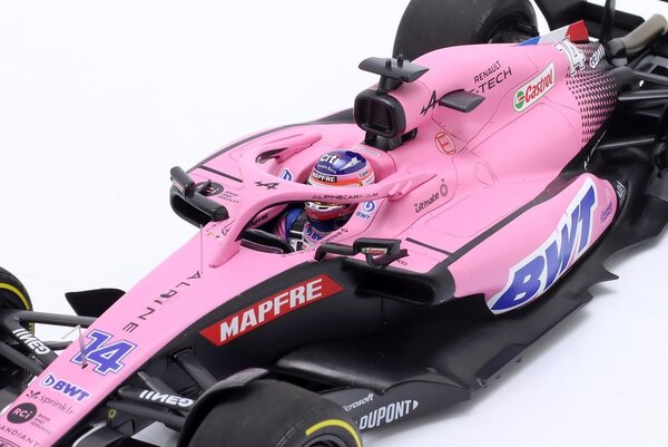 Formule 1 BWT Alpine F1 Team A522 Bahrain GP 2022 (Fernando Alonso) - 1:18 - Minichamps Formule 1 BWT Alpine F1 Team A522 Bahrain GP 2022 (Fernando Alonso) - 1:18 - Minichamps
