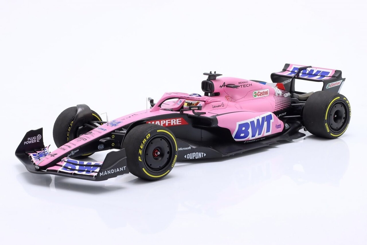 Formule 1 BWT Alpine F1 Team A522 Bahrain GP 2022 (Fernando Alonso) - 1:18 - Minichamps Formule 1 BWT Alpine F1 Team A522 Bahrain GP 2022 (Fernando Alonso) - 1:18 - Minichamps