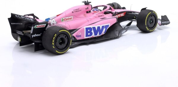 Formule 1 BWT Alpine F1 Team A522 Bahrain GP 2022 (Fernando Alonso) - 1:18 - Minichamps Formule 1 BWT Alpine F1 Team A522 Bahrain GP 2022 (Fernando Alonso) - 1:18 - Minichamps