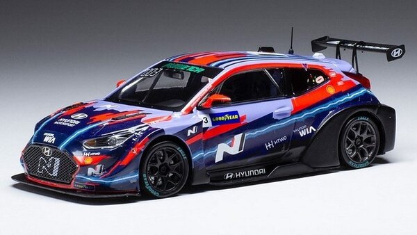 Hyundai Hyundai Veloster N ETCR #3 ETCR France Pau 2021 - 1:43 - IXO Models Hyundai Hyundai Veloster N ETCR #3 ETCR France Pau 2021 - 1:43 - IXO Models
