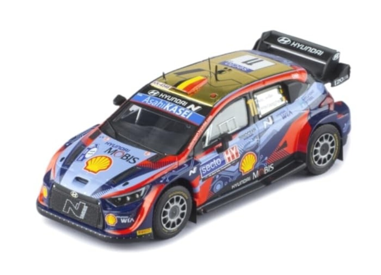 Hyundai Hyundai i20 Rally 1 Rally WM #11 Rally Finland 2022 - 1:43 - IXO Models Hyundai Hyundai i20 Rally 1 Rally WM #11 Rally Finland 2022 - 1:43 - IXO Models
