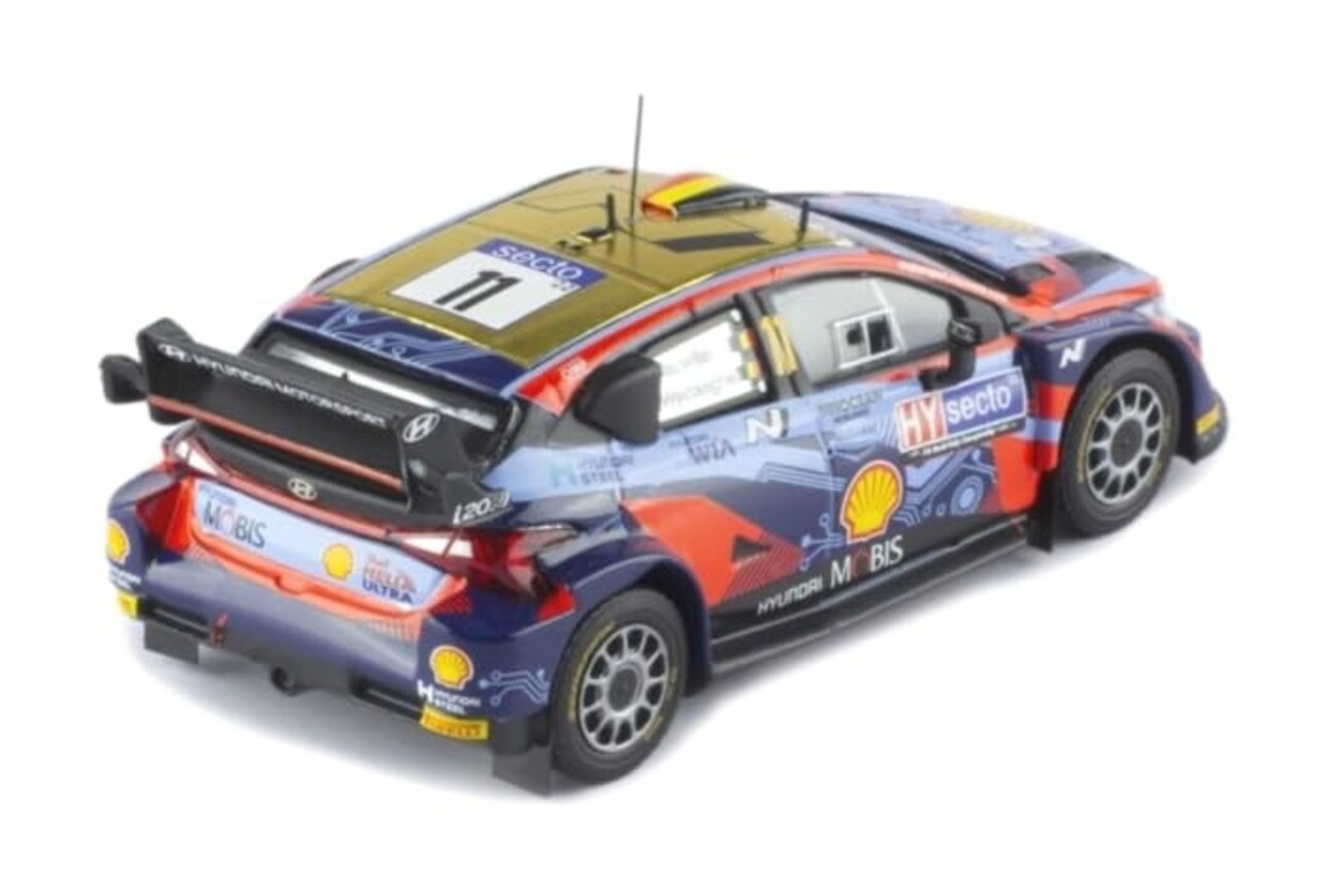 Hyundai Hyundai i20 Rally 1 Rally WM #11 Rally Finland 2022 - 1:43 - IXO Models Hyundai Hyundai i20 Rally 1 Rally WM #11 Rally Finland 2022 - 1:43 - IXO Models