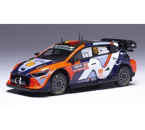 Hyundai Hyundai i20N Rally 1 Hybrid #11 1st WRC Safari Rally Kenya 2024 - 1:43 - IXO Models Hyundai Hyundai i20N Rally 1 Hybrid #11 1st WRC Safari Rally Kenya 2024 - 1:43 - IXO Models