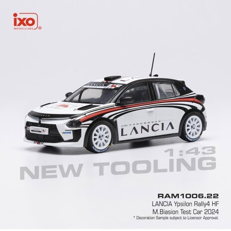 Lancia Lancia Ypsilon HF Rally 4 Test Car 2025 - 1:43 - IXO Models Lancia Lancia Ypsilon HF Rally 4 Test Car 2025 - 1:43 - IXO Models
