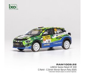 Lancia Lancia Ypsilon HF Rally 4 #40 Winner Barum Rally (CZ) 2025 - 1:43 - IXO Models