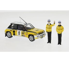 Renault Renault 5 Turbo #9 Rally Monte Carlo 1981 + 2 Figures - 1:43 - IXO Models