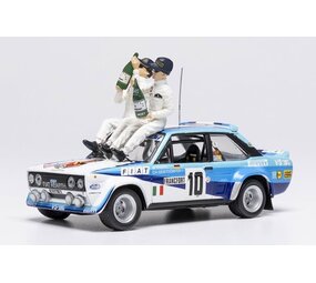 Fiat Fiat 121 Abarth #10 Rally Monte Carlo 1980 + 2 Figures - 1:43 - IXO Models