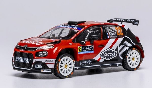 Citroën Citroen C3 Rally 2 #22 Rally Monte Carlo 2025 - 1:43 - IXO Models Citroën Citroen C3 Rally 2 #22 Rally Monte Carlo 2025 - 1:43 - IXO Models