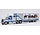 GMC General Tractor 6x4 + Box Semitrailer 2 Axle 1980 - 1:43 - IXO Models