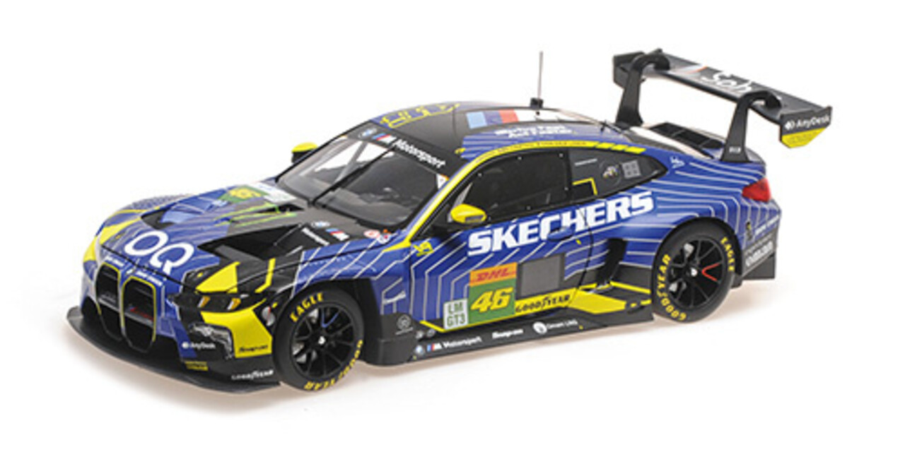 BMW BMW M4 GT3 EVO Team WRT, Rossi/Al Harthy/vd Linde, 6h Imola 2025 Pole Pos. - 1:18 - Minichamps