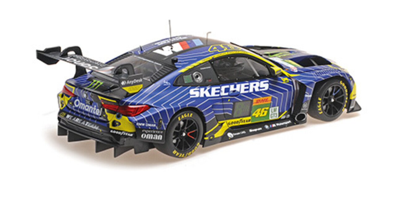 BMW BMW M4 GT3 EVO Team WRT, Rossi/Al Harthy/vd Linde, 6h Imola 2025 Pole Pos. - 1:18 - Minichamps