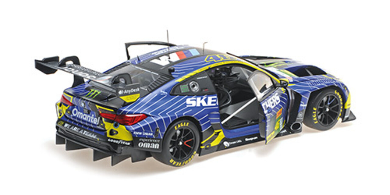 BMW BMW M4 GT3 EVO Team WRT, Rossi/Al Harthy/vd Linde, 6h Imola 2025 Pole Pos. - 1:18 - Minichamps