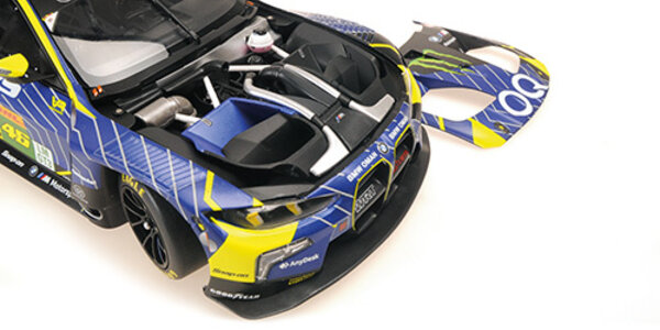 BMW BMW M4 GT3 EVO Team WRT, Rossi/Al Harthy/vd Linde, 6h Imola 2025 Pole Pos. - 1:18 - Minichamps