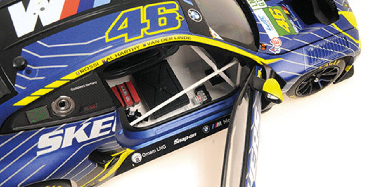 BMW BMW M4 GT3 EVO Team WRT, Rossi/Al Harthy/vd Linde, 6h Imola 2025 Pole Pos. - 1:18 - Minichamps