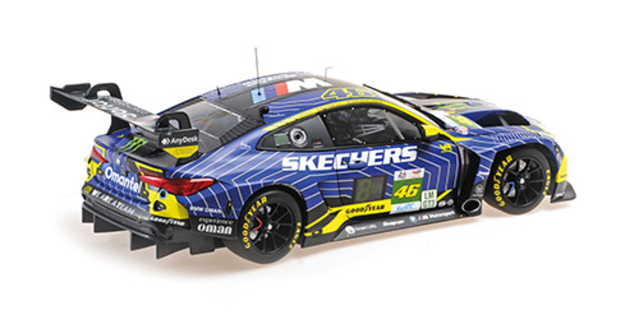 BMW BMW M4 GT3 EVO Team WRT, Rossi/Al Harthy/vd Linde, 24h Le Mans 2025 - 1:18 - Minichamps BMW BMW M4 GT3 EVO Team WRT, Rossi/Al Harthy/vd Linde, 24h Le Mans 2025 - 1:18 - Minichamps