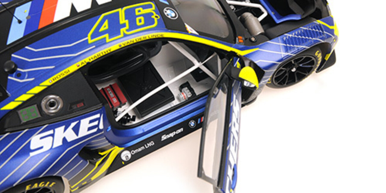 BMW BMW M4 GT3 EVO Team WRT, Rossi/Al Harthy/vd Linde, 24h Le Mans 2025 - 1:18 - Minichamps BMW BMW M4 GT3 EVO Team WRT, Rossi/Al Harthy/vd Linde, 24h Le Mans 2025 - 1:18 - Minichamps