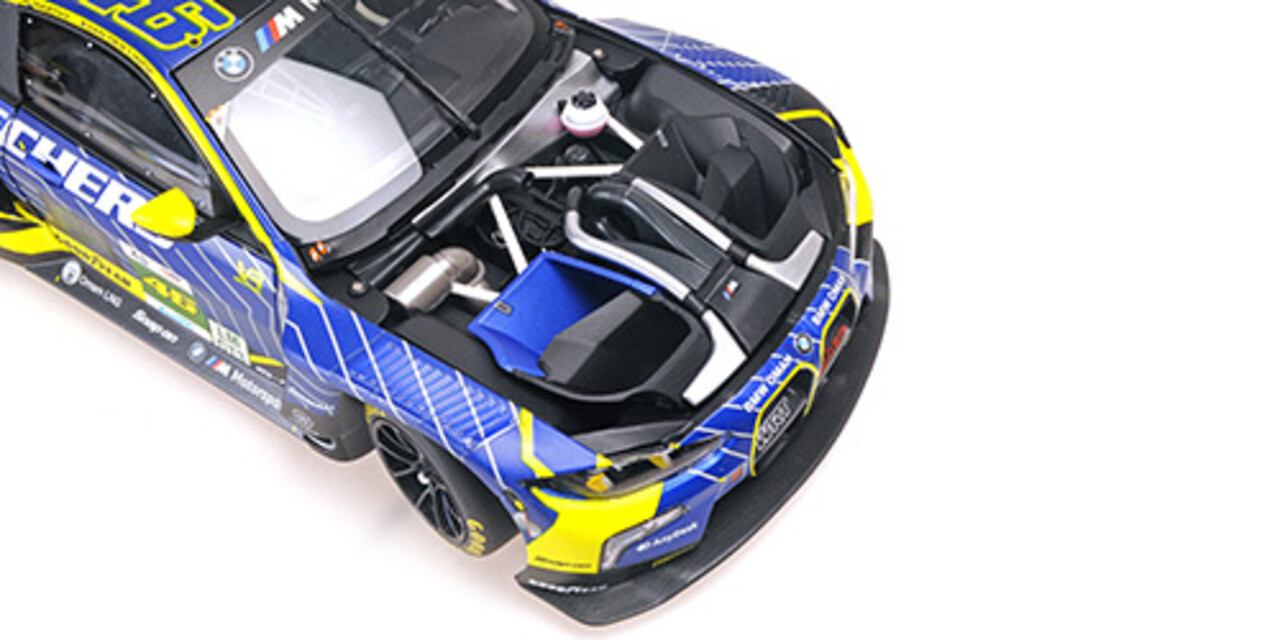 BMW BMW M4 GT3 EVO Team WRT, Rossi/Al Harthy/vd Linde, 24h Le Mans 2025 - 1:18 - Minichamps BMW BMW M4 GT3 EVO Team WRT, Rossi/Al Harthy/vd Linde, 24h Le Mans 2025 - 1:18 - Minichamps