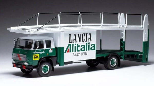 Fiat Fiat 673 Racing Transporter 'Lancia Alitalia Rally Team' 1976 - 1:43 - IXO Models Fiat Fiat 673 Racing Transporter 'Lancia Alitalia Rally Team' 1976 - 1:43 - IXO Models