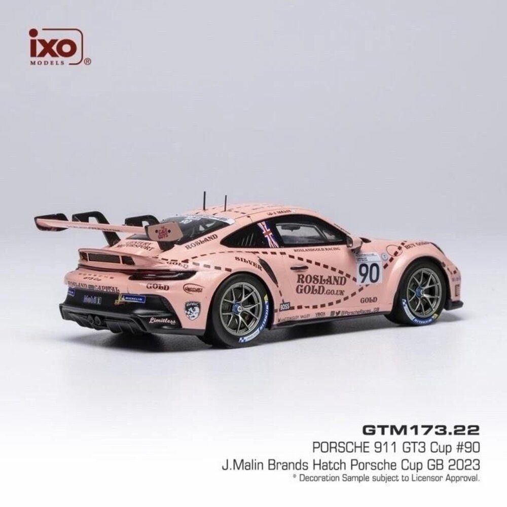 Porsche Porsche 911/992 GT3 Cup #90 Porsche Cup Brands Hatch (UK) 2023 - 1:43 - IXO Model Porsche Porsche 911/992 GT3 Cup #90 Porsche Cup Brands Hatch (UK) 2023 - 1:43 - IXO Model