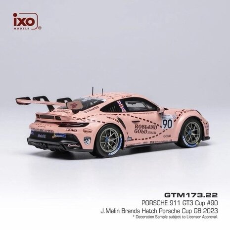 Porsche Porsche 911/992 GT3 Cup #90 Porsche Cup Brands Hatch (UK) 2023 - 1:43 - IXO Model Porsche Porsche 911/992 GT3 Cup #90 Porsche Cup Brands Hatch (UK) 2023 - 1:43 - IXO Model