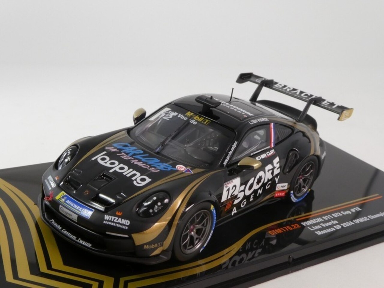 Porsche Porsche 911/992 GT3 Cup #12 Porsche Cup GP Monaco 2024 - 1:43 - IXO Model