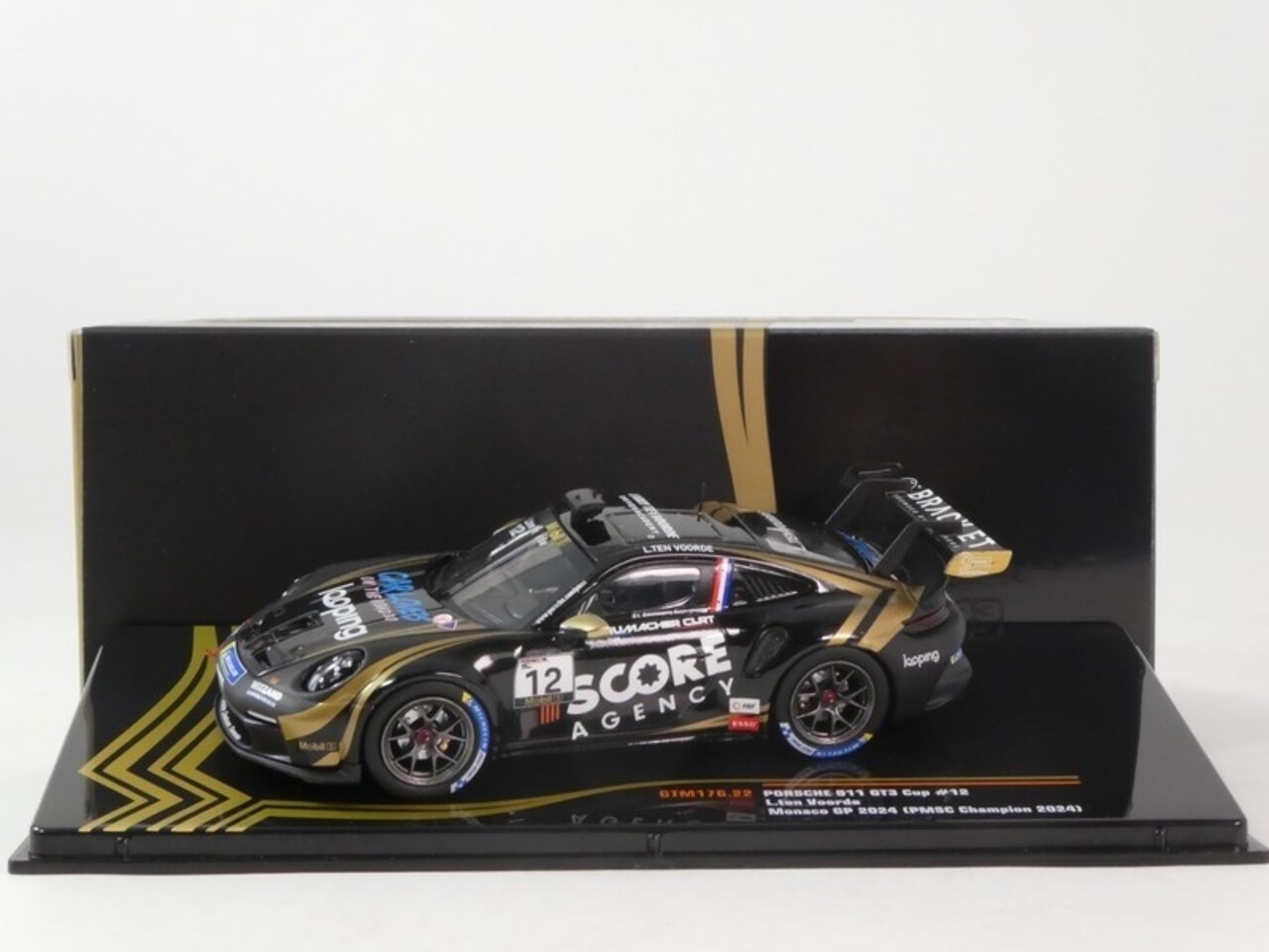 Porsche Porsche 911/992 GT3 Cup #12 Porsche Cup GP Monaco 2024 - 1:43 - IXO Model