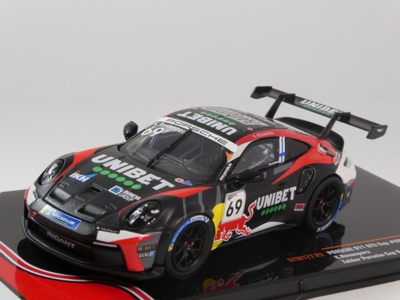 Porsche Porsche 911/992 GT3 Cup #69 Winner Porsche Cup Zolder (Belgium) 2024 - 1:43 - IXO Model Porsche Porsche 911/992 GT3 Cup #69 Winner Porsche Cup Zolder (Belgium) 2024 - 1:43 - IXO Model
