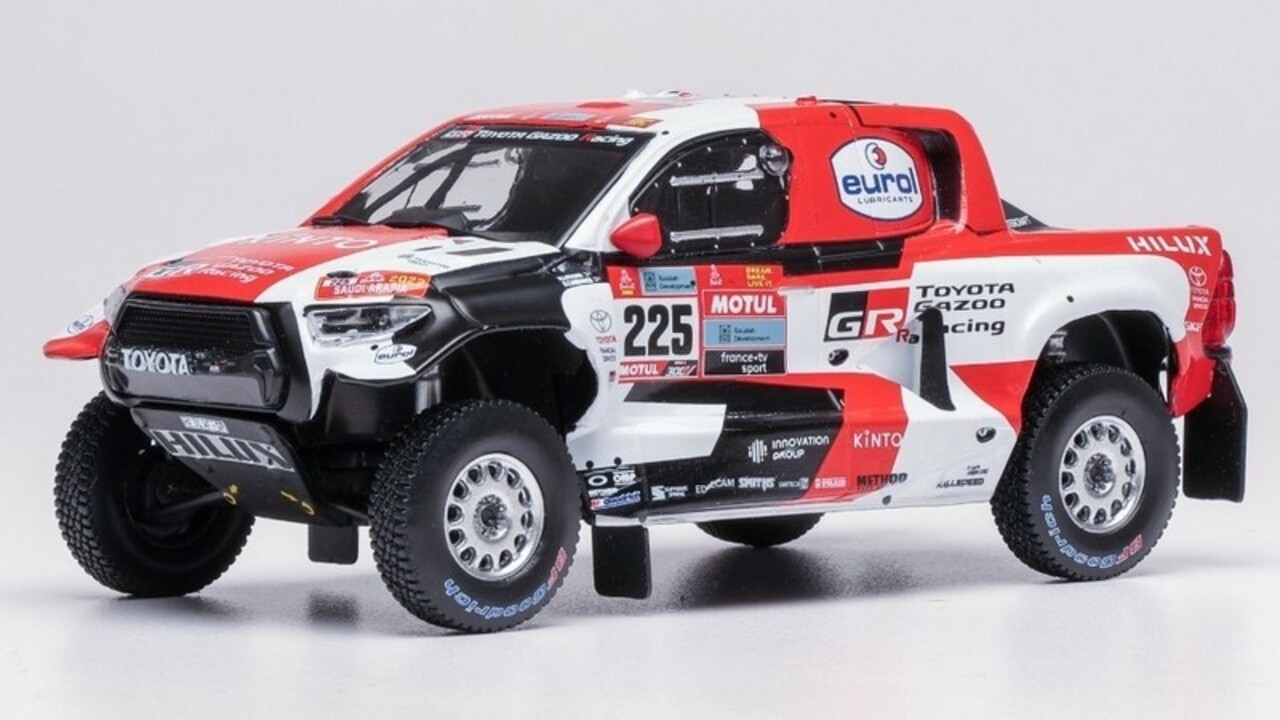 Toyota Toyota GR DKR Hilux Evo T1+ #225 Rally Dakar 2022 - 1:43 - IXO Models Toyota Toyota GR DKR Hilux Evo T1+ #225 Rally Dakar 2022 - 1:43 - IXO Models