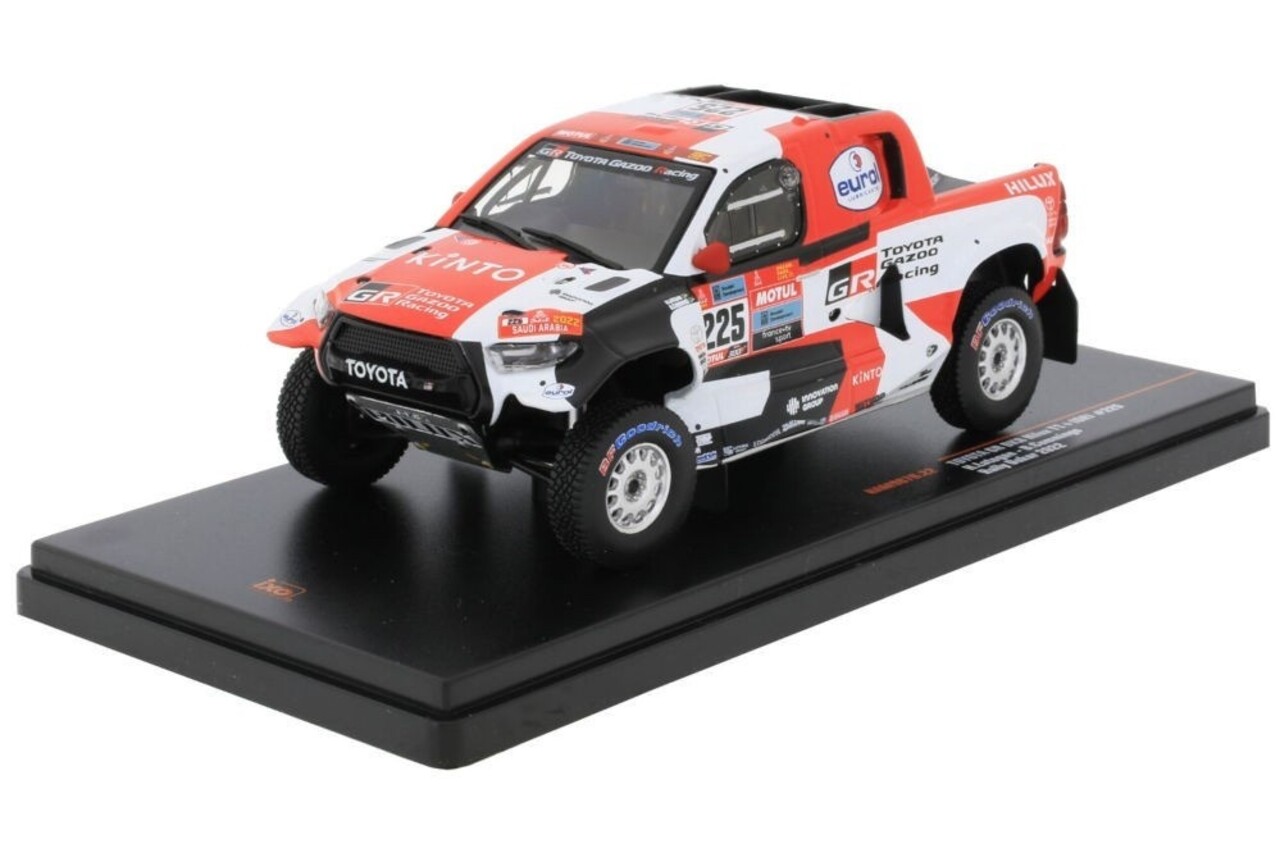 Toyota Toyota GR DKR Hilux Evo T1+ #225 Rally Dakar 2022 - 1:43 - IXO Models Toyota Toyota GR DKR Hilux Evo T1+ #225 Rally Dakar 2022 - 1:43 - IXO Models