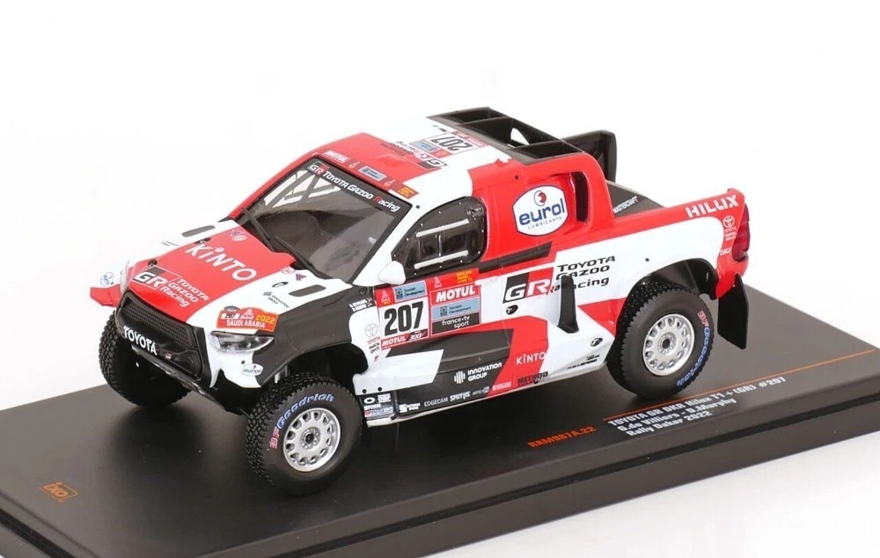 Toyota Toyota GR DKR Hilux Evo T1+ #207 Rally Dakar 2022 - 1:43 - IXO Models Toyota Toyota GR DKR Hilux Evo T1+ #207 Rally Dakar 2022 - 1:43 - IXO Models