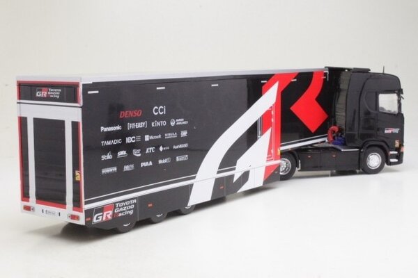 Scania Scania S-Series Tractor 4x2 2024 + Box Semitrailer 3 Axle 'GR Racing Team' - 1:43 - IXO Models Scania Scania S-Series Tractor 4x2 2024 + Box Semitrailer 3 Axle 'GR Racing Team' - 1:43 - IXO Models