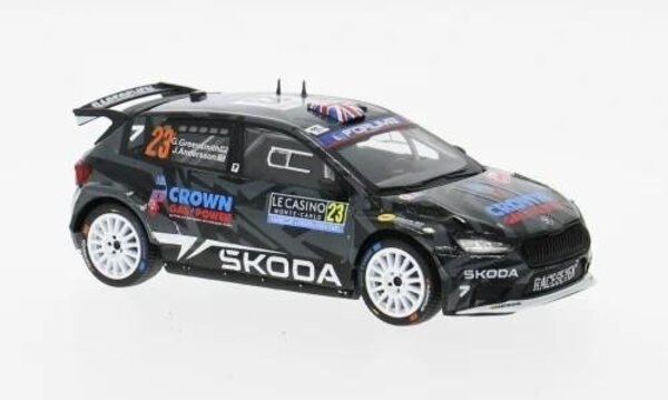 Skoda Skoda Fabia RS Rally 2 #23 WRC Rally Monte Carlo 2025 - 1:43 - IXO Models Skoda Skoda Fabia RS Rally 2 #23 WRC Rally Monte Carlo 2025 - 1:43 - IXO Models