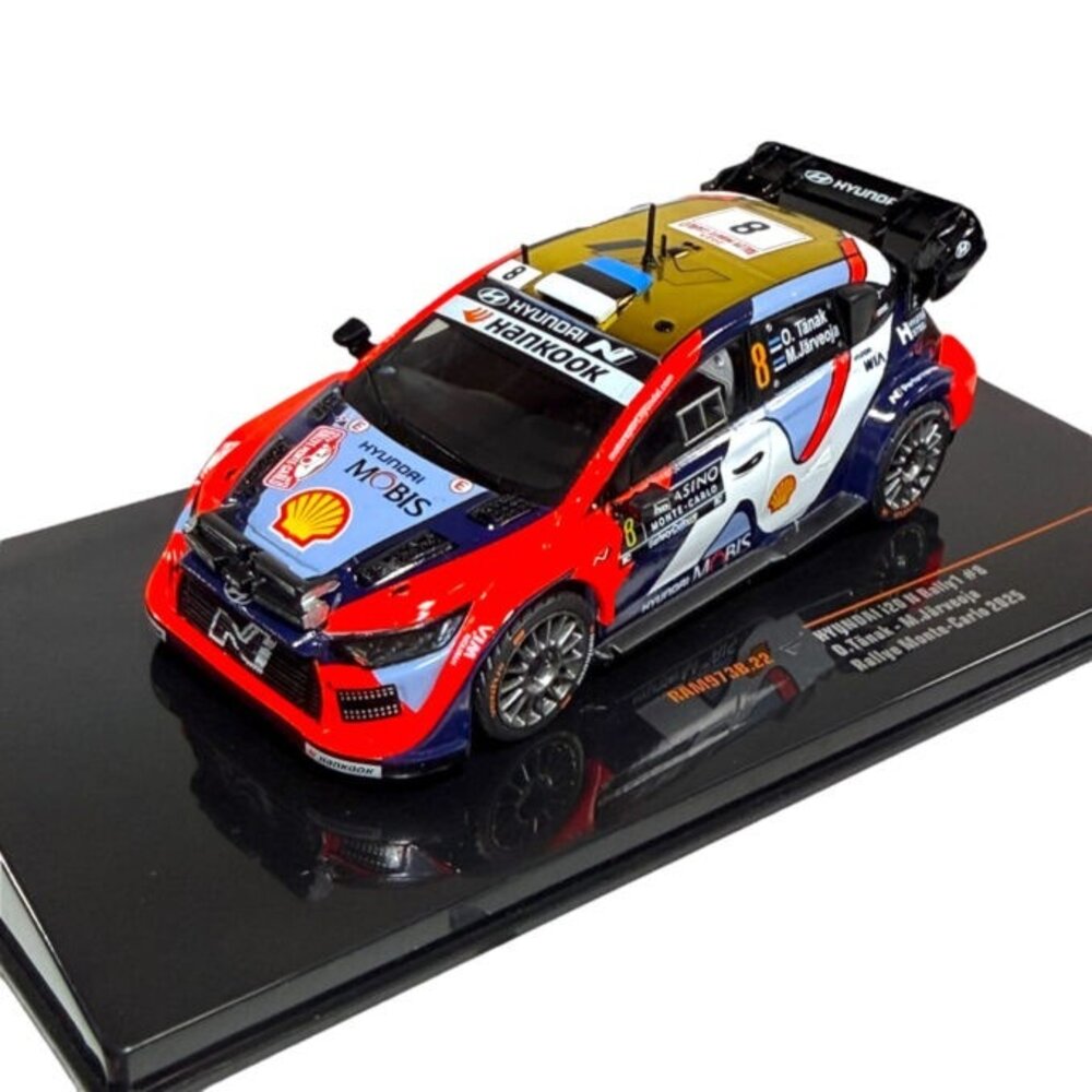 Hyundai Hyundai i20 N Rally 1 #8 WRC Rally Monte Carlo 2025 - 1:43 - IXO Models Hyundai Hyundai i20 N Rally 1 #8 WRC Rally Monte Carlo 2025 - 1:43 - IXO Models