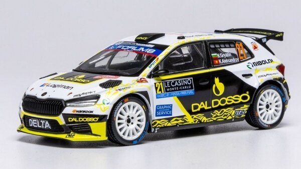 Skoda Skoda Fabia RS Rally 2 #21 WRC Rally Monte Carlo 2025 - 1:43 - IXO Models Skoda Skoda Fabia RS Rally 2 #21 WRC Rally Monte Carlo 2025 - 1:43 - IXO Models