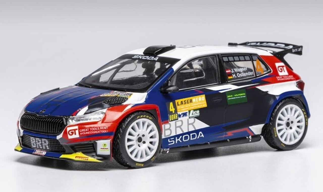 Skoda Skoda Fabia RS Rally 2 #4 Rally WM Lavanttal Rally (Austria) 2024 - 1:43 - IXO Models Skoda Skoda Fabia RS Rally 2 #4 Rally WM Lavanttal Rally (Austria) 2024 - 1:43 - IXO Models